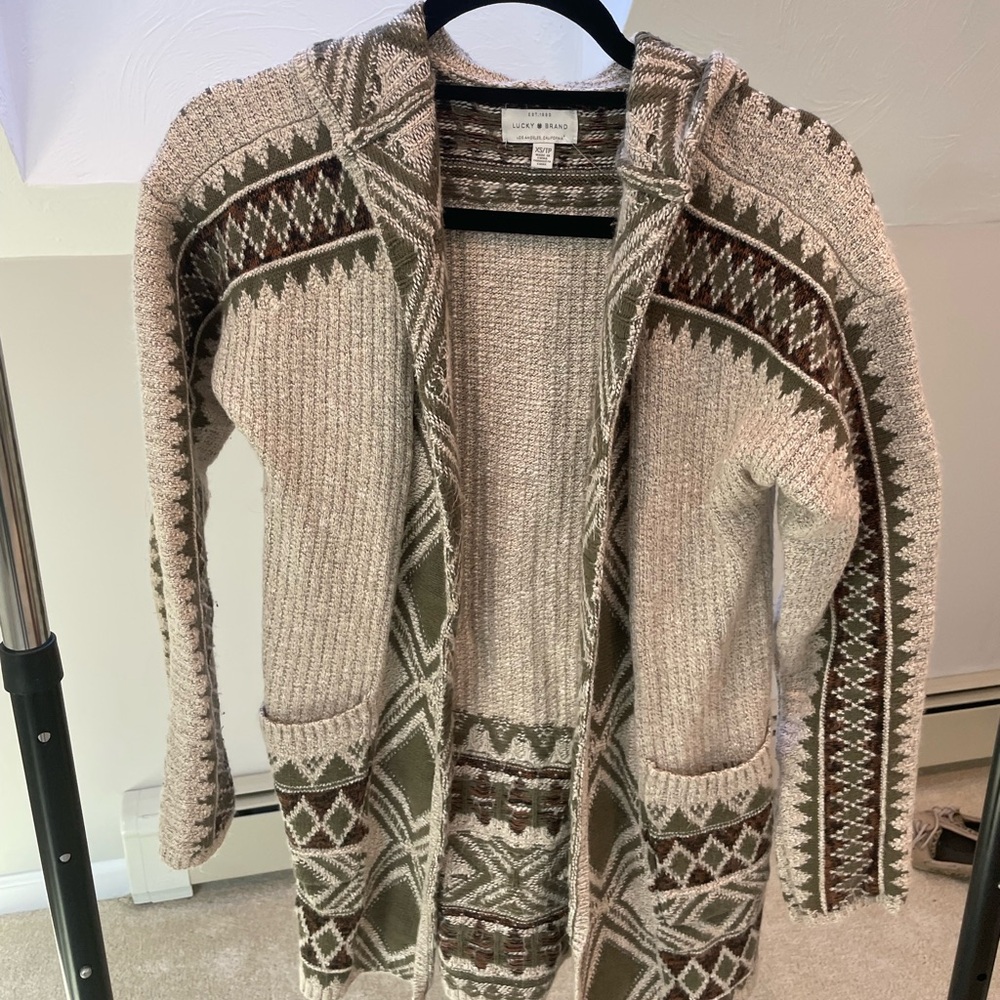 Lucky Brand Long Sleeved Cardigan